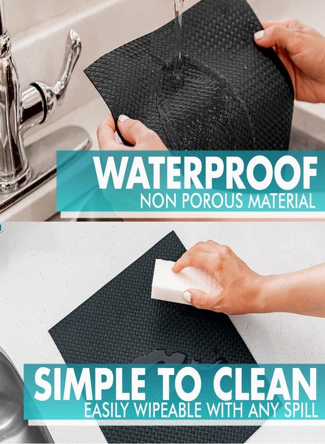 NextClimb Shelf Liner, Drawer Liner & Kitchen Cabinet Liner - Thick Waterproof Rubber Refrigerator Liners, Fridge Mat, Wire Shelf Cover for Dresser, Pantry, Bathroom, Closet & Toolbox - Image 2